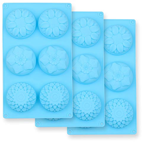 homEdge 62SP Blue flower silicone mold, Acrylic