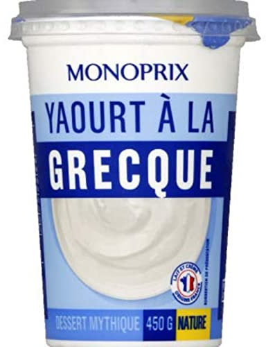Monoprix Yaourt à la grecque nature - Le pot de 450 g