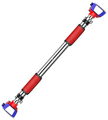 Pull up bar GUOYANHOME Barres Traction du Cadre De La Porte, Station Traction Multifonction pour Montage Mural sans Installation À Vis, Barre D'entraînement avec Largeur Ajustable De 63 À 140 Cm