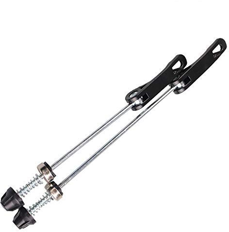 ABSOAR Cycling Bicycle Skewer Mountain Bike Quick Release Front Rear 145/180 mm Road Bike MTB BMX, Black, 1 Pair