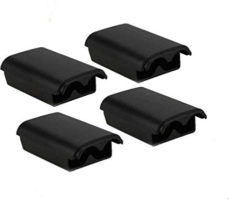4 Pack Battery Cover for Microsoft Xbox 360 Wireless Controller- Black