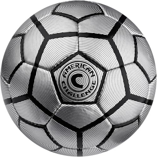 American Challenge Bergamo Fußball (Silber/Schwarz, 4)