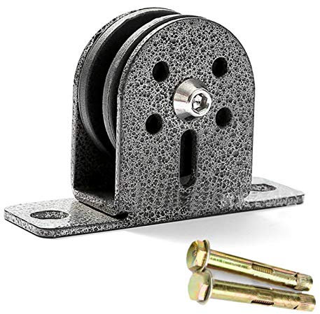 Buding Umlenkrolle Stehblock Aus Edelstahl, Für Max. 6 Mm Drahtseil, Seilrolle Zum Anschrauben Mit Befestigungslöcher, Umlenkblock Stehend, 300 Kg Belastbar