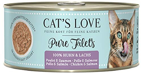 CAT'S LOVE - Filet pur – Huhn 100 g … (Huhn & Lachs)