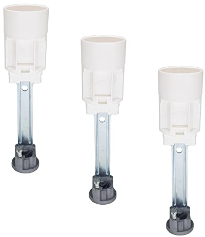 3x E14 Kerzenfassung ø 24mm für Kronleuchter Lüster Maria Theresie Kronleuchter 240V für LED o. Glühlampe (100mm)