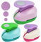 Papierstanzer，3 Stück Motivstanzer Kreis Motivlocher Set Papier Ausstanzer Stanzer，für Bastelarbeiten, Grußkarten, Fotoalben, Tischkarten, Scrapbooking