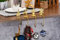 ACBungji 4 Stücke Weihnachtsdeko Haken Weihnachtsstrumpf Halter Mantel Weihnachten Dekohaken für Kamin Weihnachtssocken,Gold