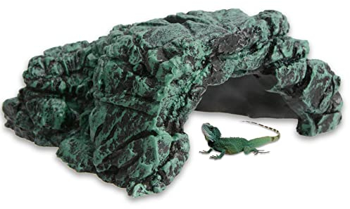 Uotyle Aquarium Höhle Aquarium Deko Höhle Groß Reptile Terrarium Höhle Versteck Schildkröte Zubehör Aquarium Dekoration Für Schildkröten Garnelen