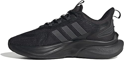 adidas Women's Alphabounce + Sneaker, Core Black Carbon Gold Met, 5.5 UK