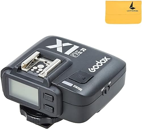 Godox X1R-C E-TTL 2.4G Wireless Empfänger Funkauslöser für Canon Kamera + LETWING Tuch