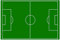 Tortenbild Fußballfeld-Tortenaufleger in verschiedenen Größen rechteckig (38 x 28 cm) - Tortenbild-Druckerei - 1 Stück - Grün - Fußballparty - Sport