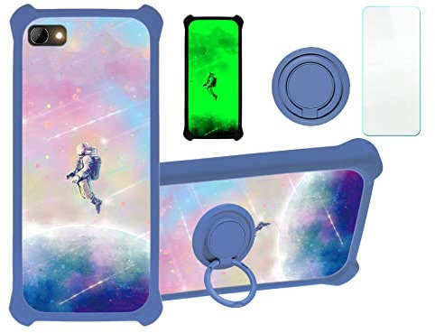 Coque pour Logicom Le Prime Etui Compatible avec Logicom Le Prime Étui pour téléphone Portable Cover [avec Protecteur d'écran en Verre trempé][Effet Lumineux] YGL-FXJ