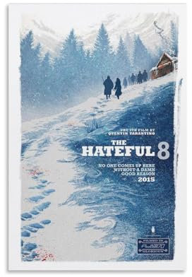 Poster The Hateful Eight, dekoratives Gemälde, Leinwand, Wandposter und Kunstdruck, moderne Familienschlafzimmer-Dekoration, Poster, 30 x 45 cm