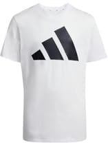 adidas Unisex Kinder Essentials BIG Logo T-Shirt, Core Black/Cloud White, 7-8 Years