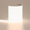TOPAI Neon Ruban LED 5M Blanc Naturel, 24V Bande Neon LED Lumineuse 4000K Silicone Etanche IP67, Étroite 6×6mm Tailles, Découpable Flexible Néon Lumière pour Intérieur/Extérieur Décoration