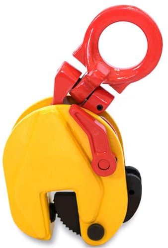 HUHJYUGE Lifting Clamp, Scissor Lifting Clamp, Industrial Steel Plate Clamp, Heavy Duty Plate Lifting Clamps, Curb Clamp Handling Concrete Block (B 5T)