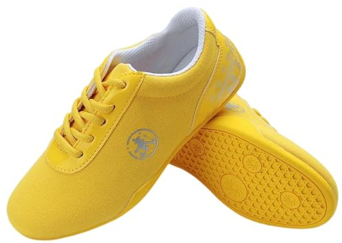 ForceRoute Tai Chi Schuhe,Kung Fu Schuhe,Taekwondo Schuhe,Shaolin Qi Gong Trainer Wing Chun Schuhe,Unisex,Atmungsaktiv,Männer Frauen,für Erwachsene Kinder,Täglich Ausbildung Morgen Übungen
