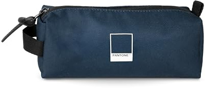 Pantone™ Urban – Etui Schule Bürobedarf, Federmäppchen Mädchen Jungen 20,5x7,5x6 Polyester für Büro und Schreibwaren, Kleines Schuletui Back to School, Großes Schulmäppchen Praktischem Reißverschluss