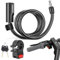 Fahrradschloss, E Scooter Schloss, 1.2M für Xiaomi S1 / M365 / PROMax/ES/GXL, Essential, Roller Schloss mit Hlterung, für Fahrrad, E Scooter, Motorrad, Kinderfahrrad, E Bike, Elektroroller
