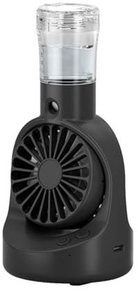 HUAJINGKEJI Ventilatore portatile alla moda comodo ventilatore ricaricabile ventilatore leggero ventilatore nebulizzatore ventilatore per interni ed esterni