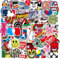 101 Pcs Skateboard Stickers, Non-Repeat Cool Sticker Pack Waterproof Reusable Vinyl Stickers Brand Stickers for Adults Teens Boys Guitar Travel Luggage Helme Bike Laptop Furniture