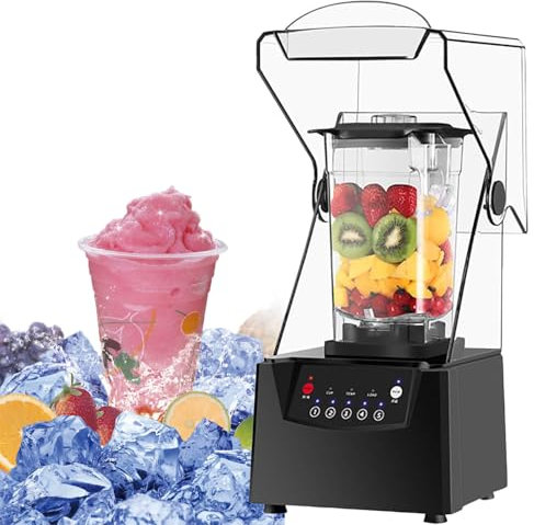 LZDOYY Smoothie Maker, 2200W Powerful Blender with 2L Container, 17000 RPM High-Speed, 5 Presets Jug Blender Mixer for Ice/Nut,Kitchen