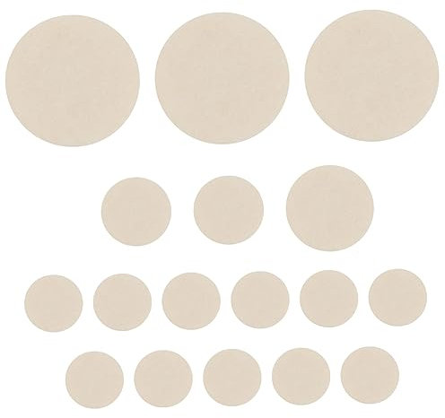 Milisten 17stücke Teiliges Klarinetten Sound Hole Pads Aus Hochwertigem Filz Langlebige Polster Für B-klarinette Einfach Zu Ersetzen Für Musiker Zur Klangoptimierung