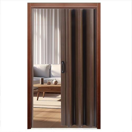 Porta A Soffietto Porta interna a fisarmonica bianca da 80 pollici di altezza, porte interne pieghevoli con hardware di installazione e serratura, porte pieghevoli per armadi, ristoranti di hotel(78x8