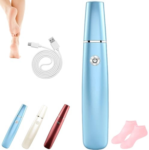 Ponceuse Pied, Rapeuse Pieds Electrique Puissante, Soin Des Pieds Pour Femmes Hommes Pédicures (Bleu)
