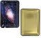 Bandeja de rodadura, bandeja de metal linda bandeja decorativa astrología espiritual accesorios para fumar 18 x 12.5cm