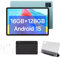 Tableta Android 15, 11 Pulgadas, 16GB RAM + 128GB, Wi-Fi 6, Batería 7000mAh, 90Hz