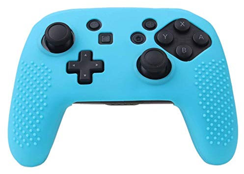 OSTENT Funda protectora de silicona suave a prueba de polvo para Nintendo Switch Pro Color azul