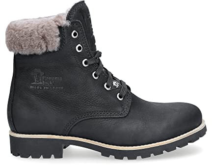 Panama Jack Damen Panama 03 Igloo Springerstiefel, B39 Nobuck Schwarz/Schwarz, 41 EU