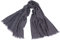 Avenella XXL Merino-Wollschal Damenschal (205x68 cm inkl. KURZE FRANSEN); Feiner & weicher unifarbener Schal Tuch Stola, 100% Wolle in vielen Farben, GRAU