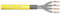 DIGITUS 100 m de Cable de red Cat 7A, S-FTP (PiMF) Simplex, BauPVO Dca, LSZH Libre de Halógenos, 1500 MHz Copper AWG 22/1, Compatible con PoE++, Cable LAN Cable Ethernet, Amarillo