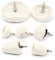 Yuhtech Dischi per lucidatura, 7 Pcs Tamponi per Lucidare Rotelle di lucidatura per trapano per Cerchioni dell’auto, Collettore, Alluminio, Acciaio inox, Cromo, Gioielli