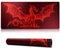 Jahosin XXL Gaming Mauspad, Erweitertes Mauspad,genähte Kanten,2mm,rutschfeste Gummibasis,90x40cm,Schreibtischunterlage für Gaming/Büro/Geschäft-90x40 redragonuk