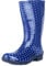 Ladeheid Stivali Pioggia Donna 100% Impermeabili Gomma Robusto e Confortevole Stivali Alti da Donna Scarpe Femminile LA-967 (Blu Scuro/Punti 36 EU)
