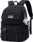 SellerFun Teen Girls Casual Backpack High Middle School Daypack Women Daily Travel Laptop Bag(B Black,29 Liters)