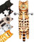 PAT JUUMG Lustig Katzen Handtücher,Küche Badezimmer Deko Handtuch Personalisiert,Ultrasaugstark,Für Geschenk Katzenliebhaber Geburtstags,Einweihungsgeschenk für Frauen（Leopard Katze）