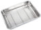 ZYLEDW Bandeja para Hornear Rectangular Bandeja para Hornear de Acero Inoxidable, con Rejilla de Enfriamiento Extraíble, Saludable, Fácil de Limpiar (Size : 45x35x4.8cm)