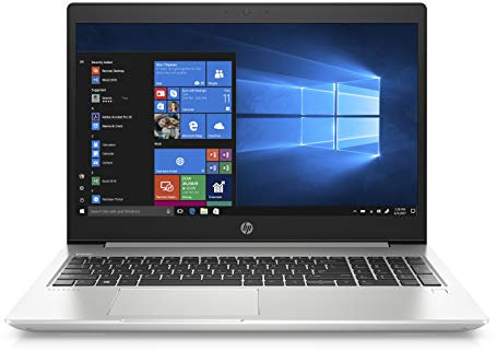 HP ProBook 450 G6 Silver Laptop | Intel Core i5 8th Gen | 15.6 Full HD Screen | Webcam | 8GB DDR4 RAM | 256GB SSD | Windows 11 Pro (Renewed)