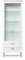 Konsimo Frisk Kollektion Vitrinenschrank 65x182x44,2cm - Vitrine im Skandinavischen Stil - Robust Wohnzimmerschrank - Geschirrschrank aus Holz - Esszimmer Schrank mit Glas