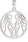 NKlaus 21mm Kettenanhänger Sternzeichen Zwillinge 925 Silber Anhänger Zodiac Horoskop 14122
