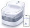 PETGUGU Fontaine a Eau Chat Intelligente, Distributeur Eau Chat Silencieux avec réservoir Transparent de 2L,Fontaine à Eau pour Chat avec 8 Niveaux de Filtration, contrôle Via APP (PF1)