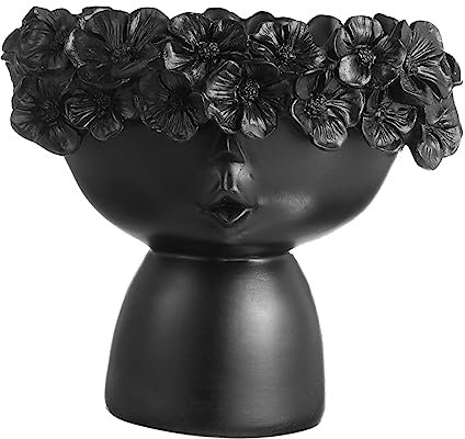 Sosoport Kreativer Kopf Blumentopf Aus Keramik Für Sukkulenten Innen Und Außendekoration Zartes Design Für Büro Und Zuhause Verarbeitung