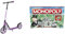HUDORA BigWheel® 205 Advanced Scooter - Komfortabler Aluminium-Roller für bis zu 100kg & zusammenklappbarer Tretroller - Kick-Scooter für Kinder/Jugendliche & Erwachsene & Monopoly Spiel