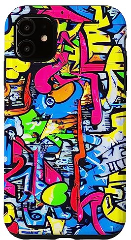 Graffiti Street Art Colorful Urban Hip Hop für Jungen Mädchen Hülle für iPhone 11