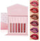6 Stück matt flüssiger Lippenstift Nude Lipstick Waterproof Long Lasting Non Fading Natural Color Makeup Set For Women (New Set A)