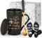 Joymaking Tazas de café regalo de jubilación para hombres – Estoy en jubilación Tengo que Gar Nix – Regalo de jubilación con calcetín para colegas, jefes, amigos, jubilación, regalo, 400 ml, negro